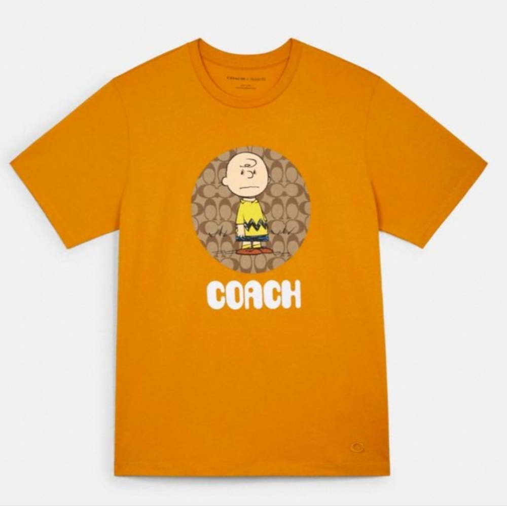 Coach Orange Graphic T-Shirt